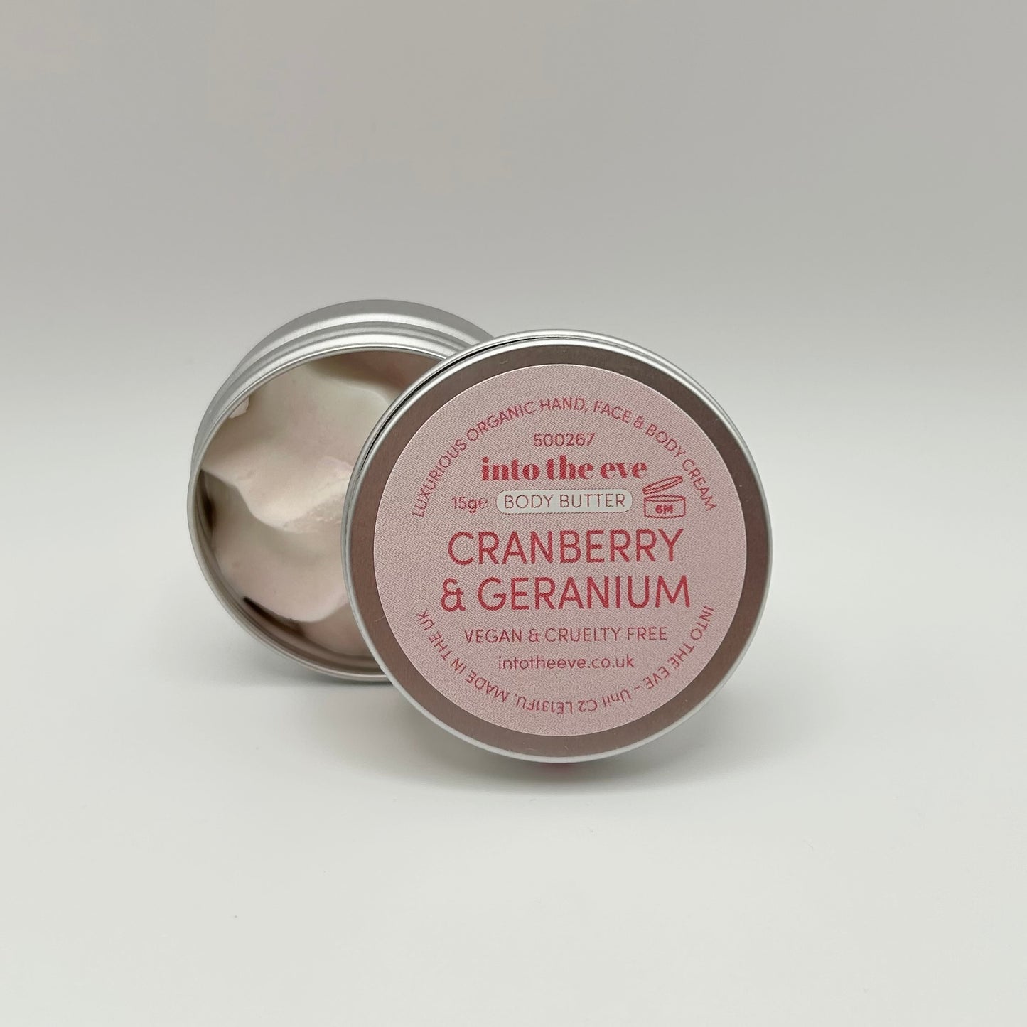 Cranberry & Geranium body butter