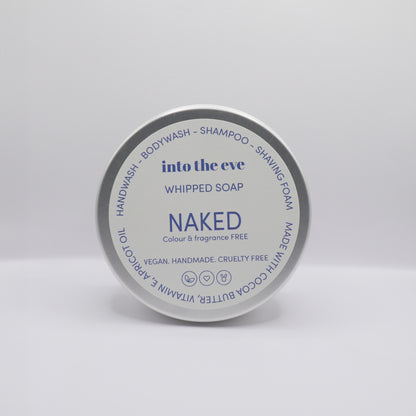 Naked Whipped Soap - colour & fragrance free