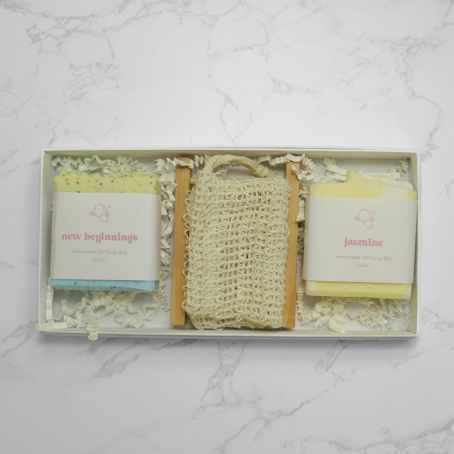 Diwali soap gift box - 2 x soap bars plus 2 accessories