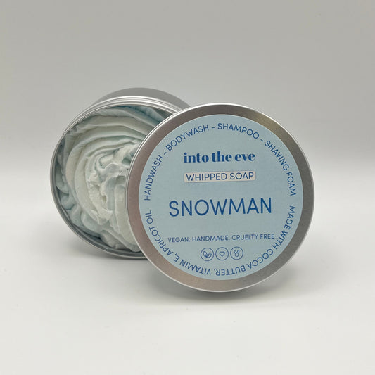 Snowman Whipped Soap