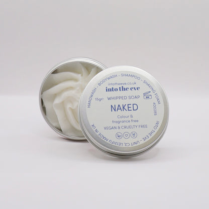 Naked Whipped Soap - colour & fragrance free