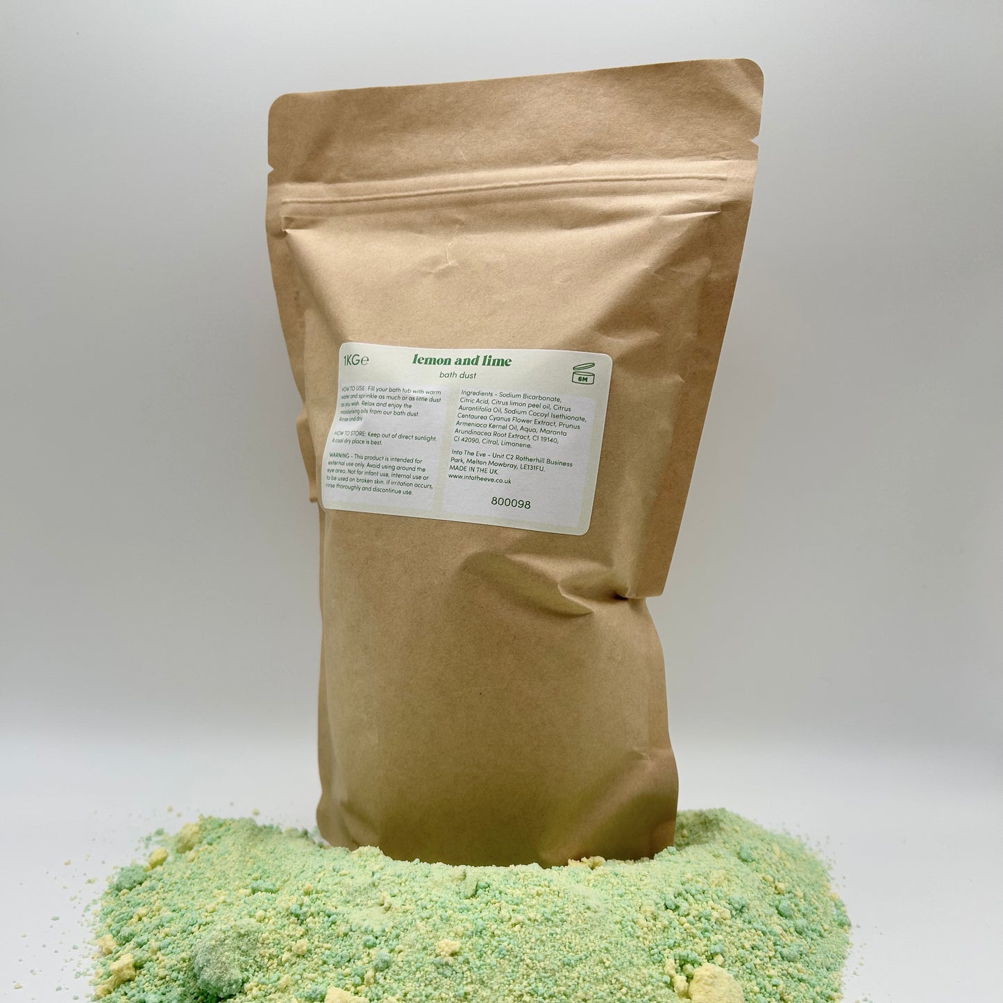 Lemon & Lime bath dust