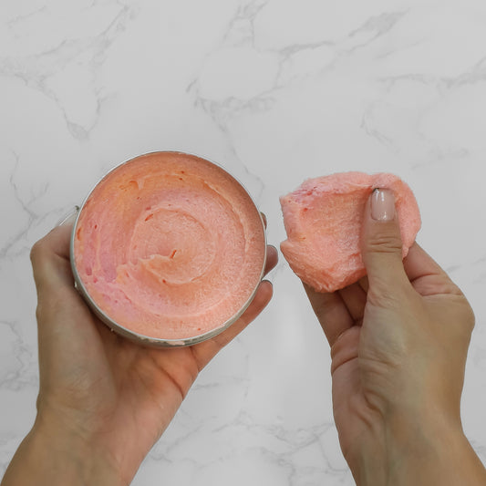 Peachy Foaming Sugar Scrub