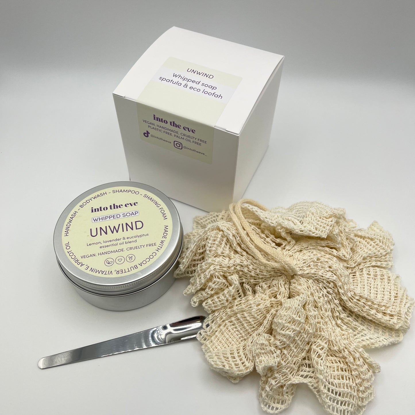 Whipped soap gift box