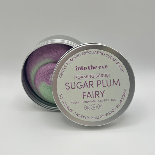 Sugar Plum Fairy foaming sugar scrub