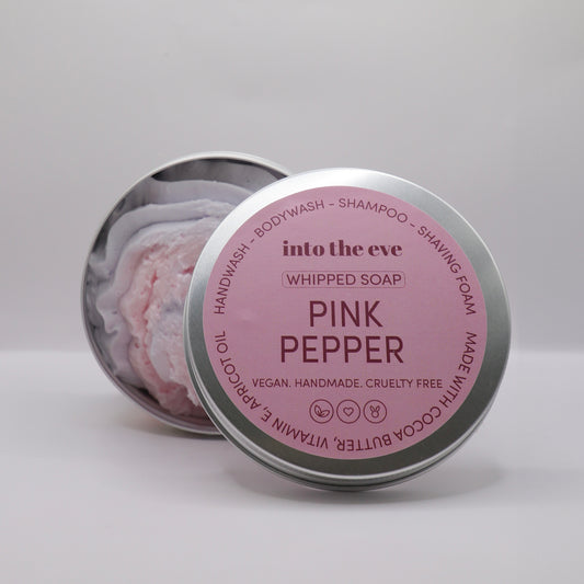 Pink Pepper whipped soap