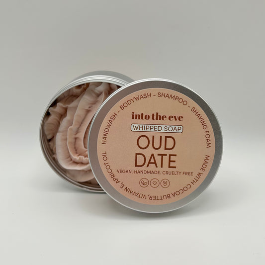 Oud Date whipped soap