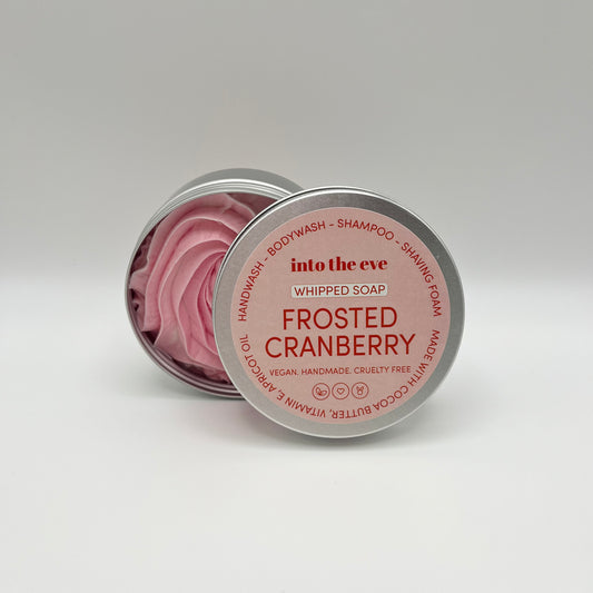 Frosted Cranberry whipped soap