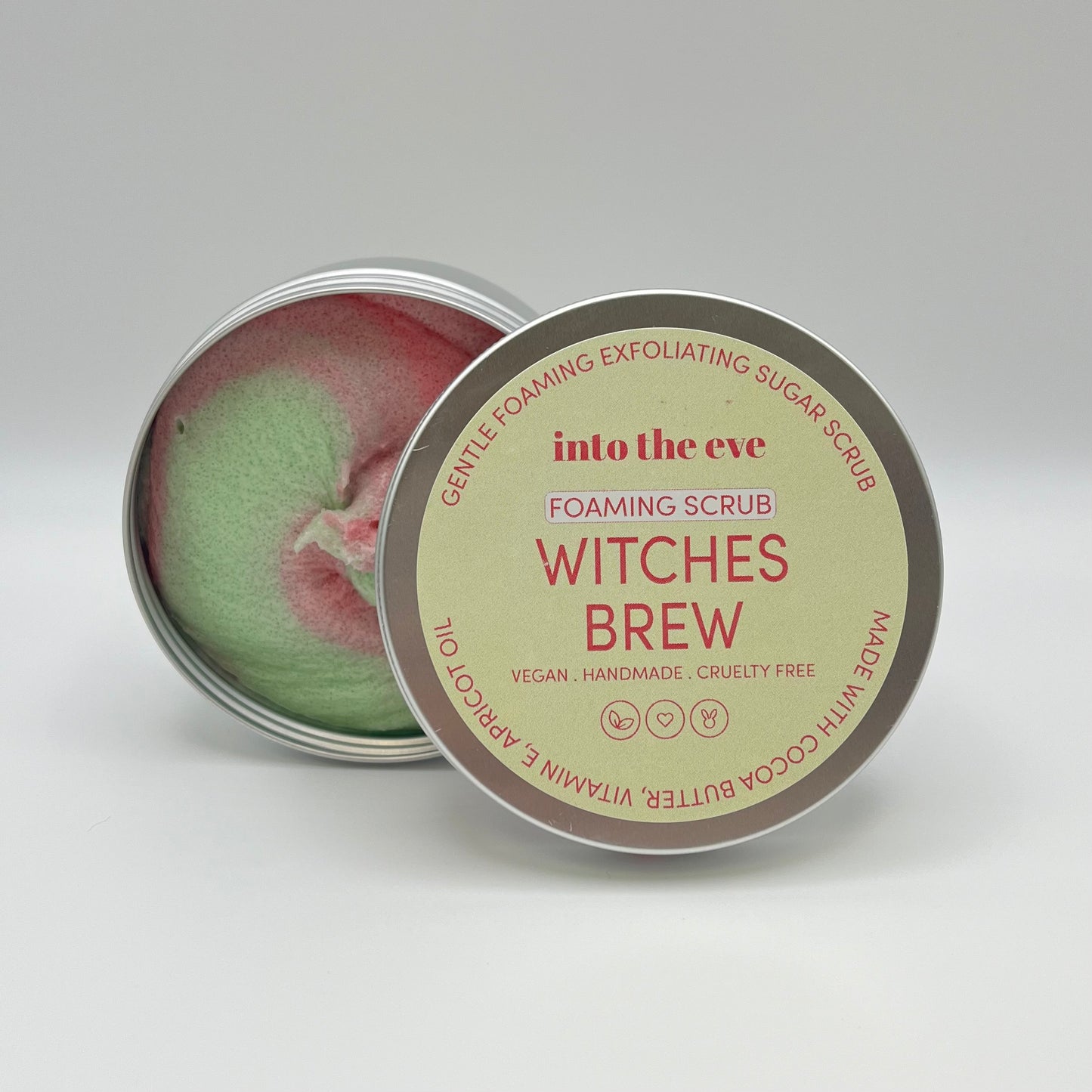 Witches Brew foaming sugar scrub