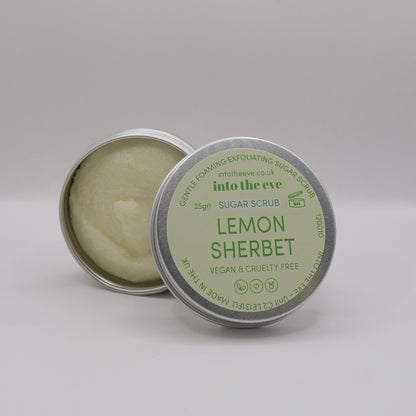 Lemon Sherbet foaming sugar scrub