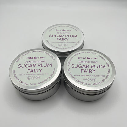 Sugar Plum Fairy BUNDLE  - soap, body scrub, body butter