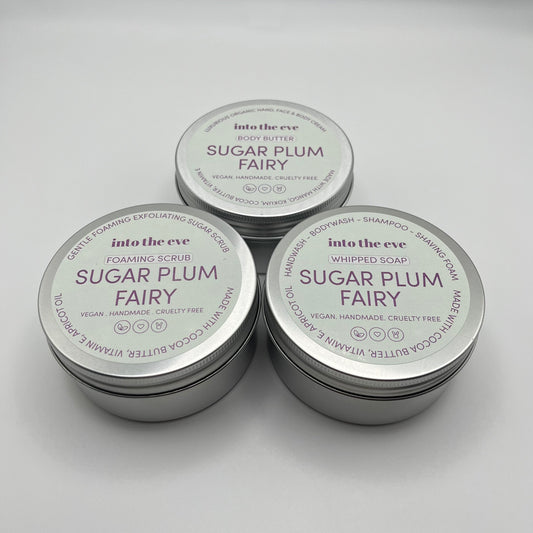 Sugar Plum Fairy BUNDLE  - soap, body scrub, body butter