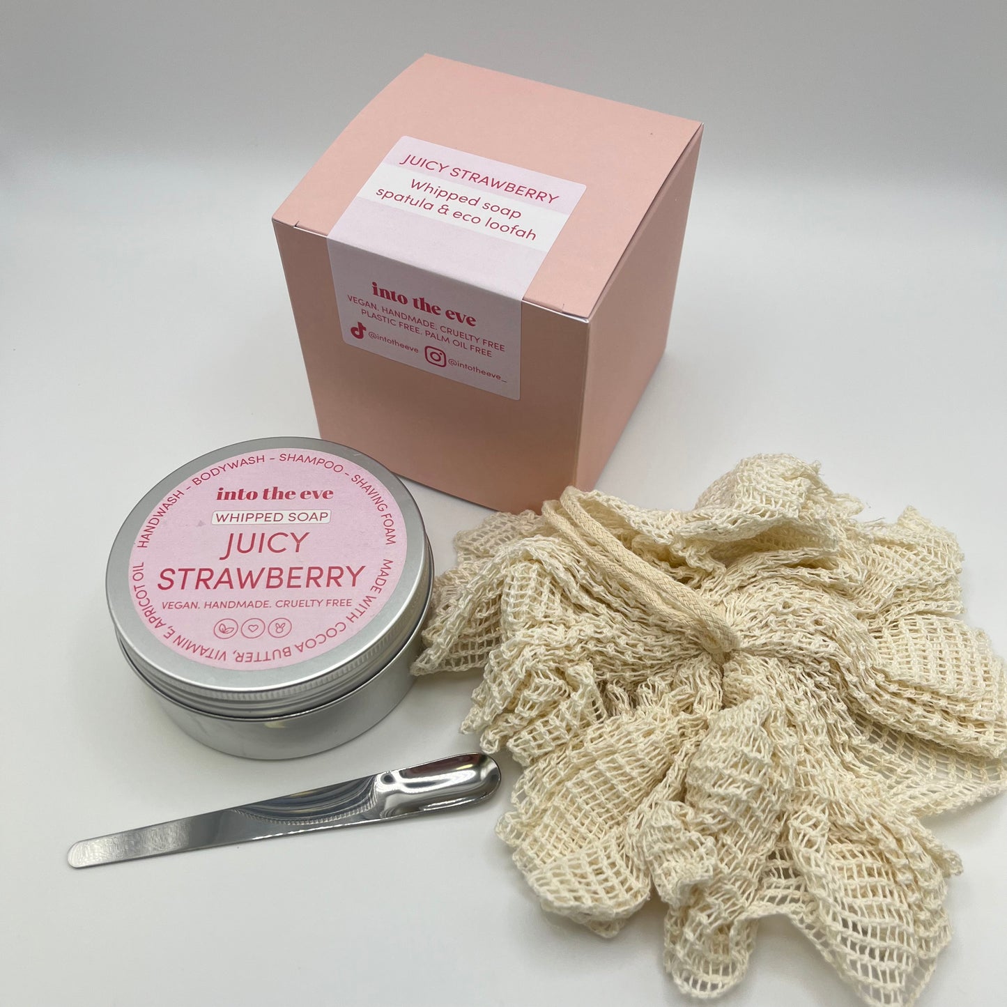 Whipped soap gift box