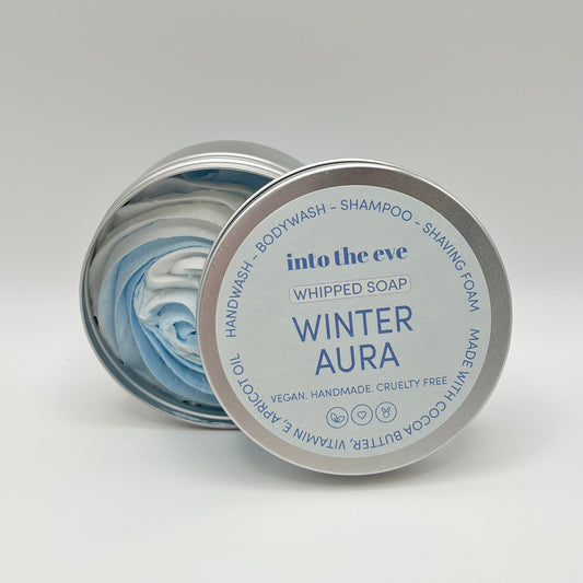 Winter Aura whipped soap