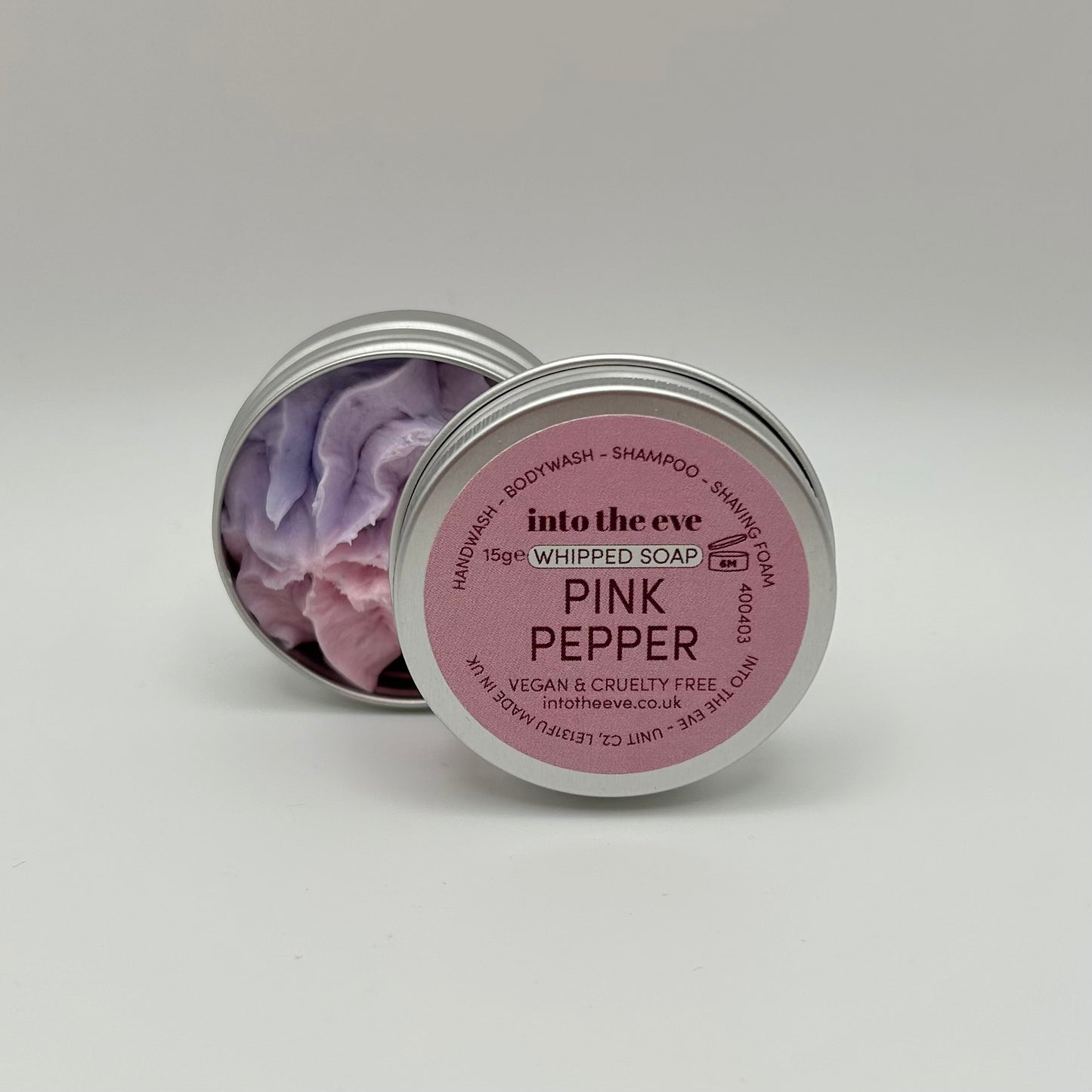 Pink Pepper whipped soap