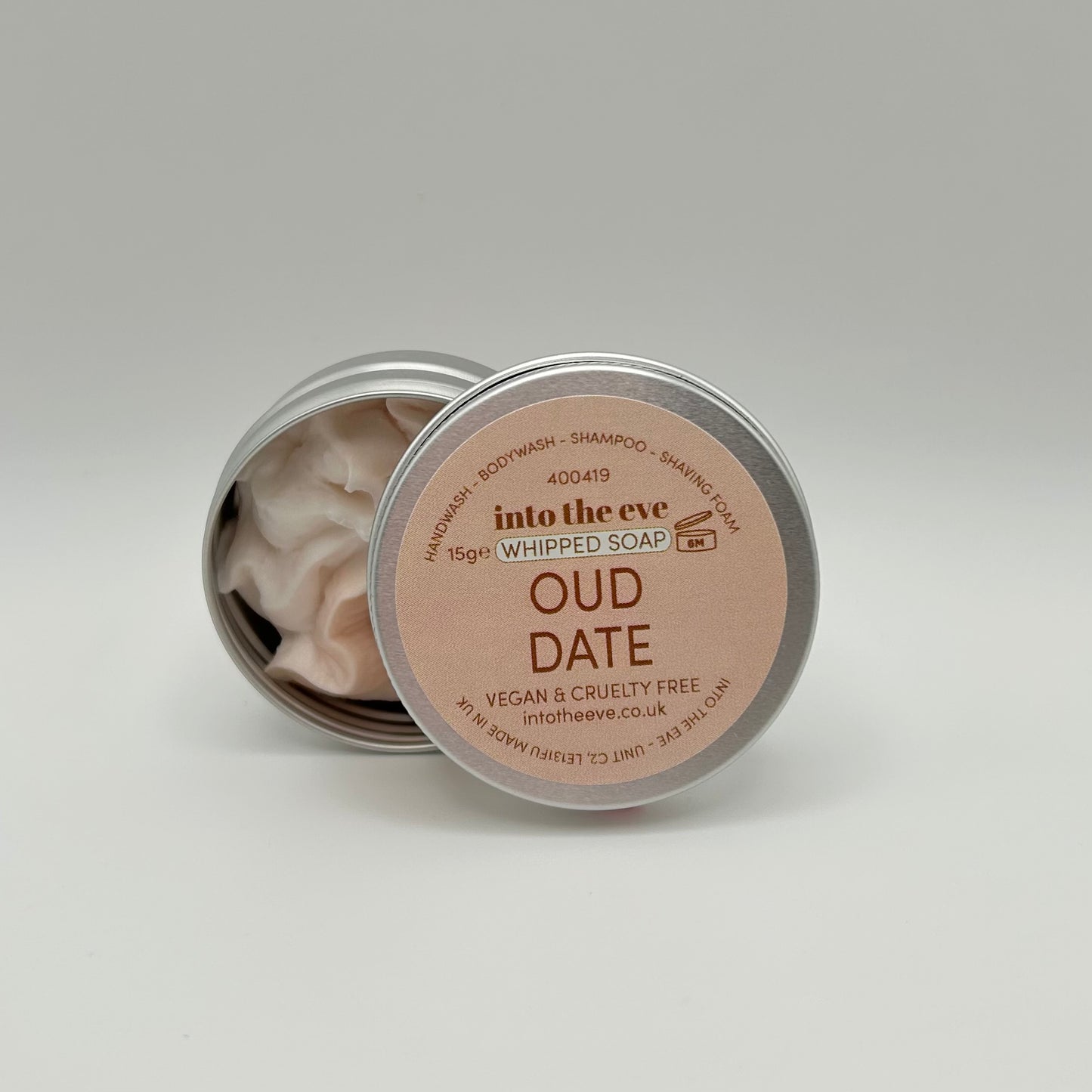 Oud Date whipped soap