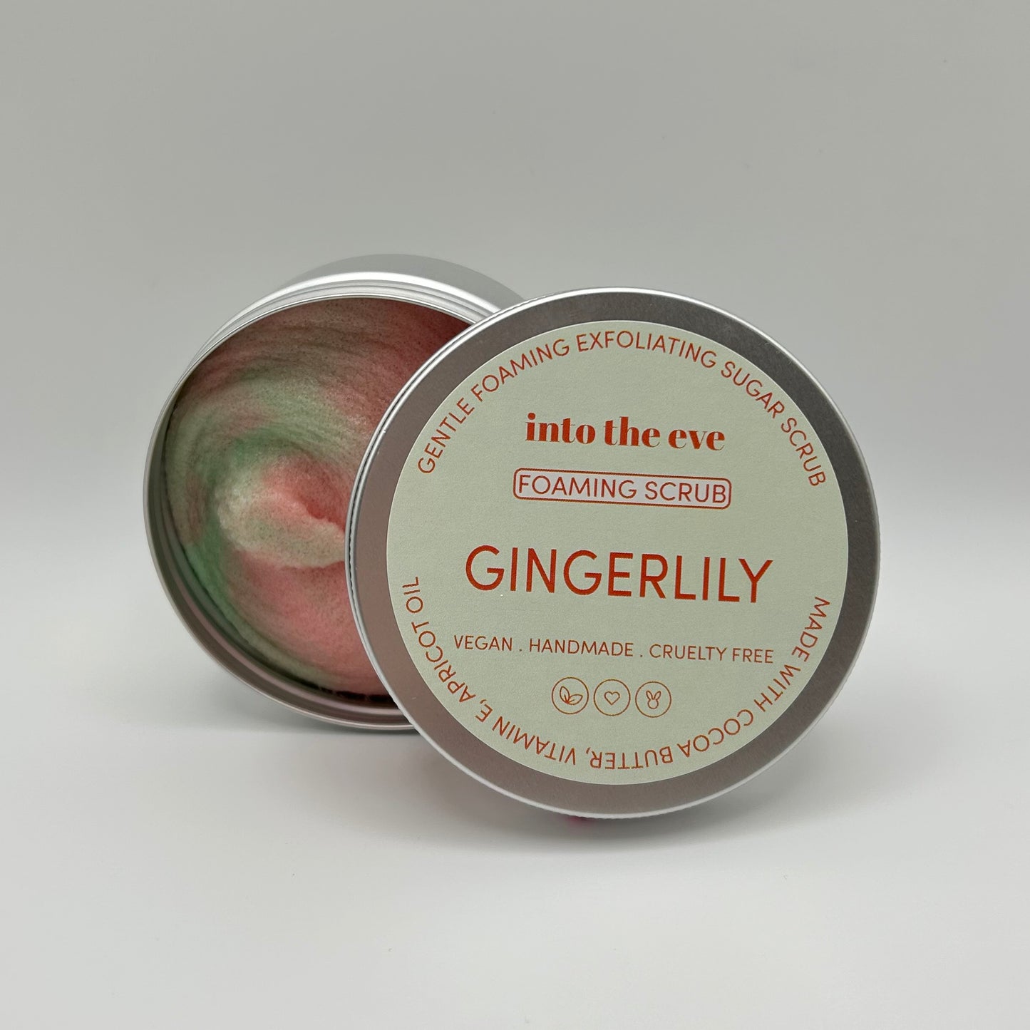 Gingerlily foaming sugar scrub