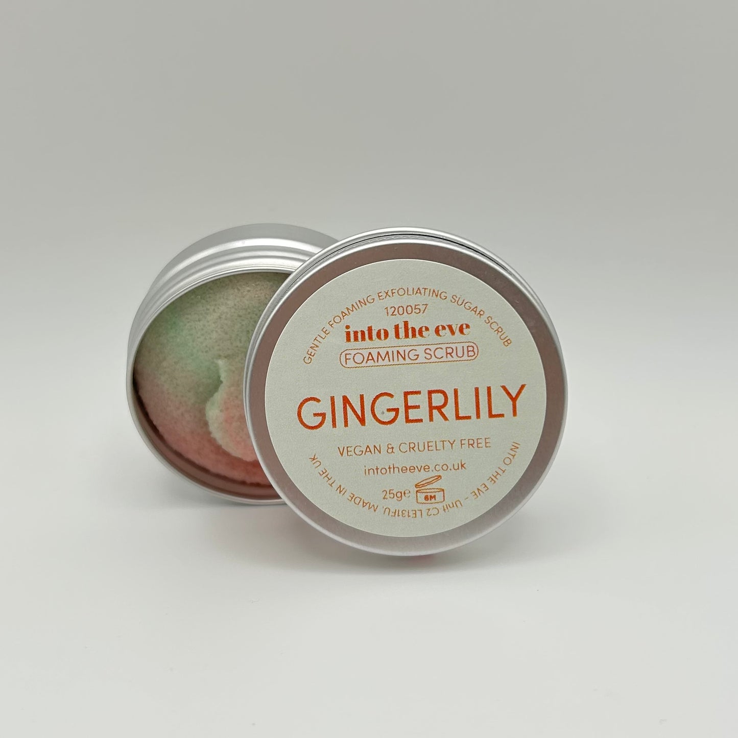 Gingerlily foaming sugar scrub