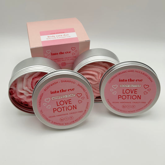 Love Potion DUO gift box - body butter and whipped soap