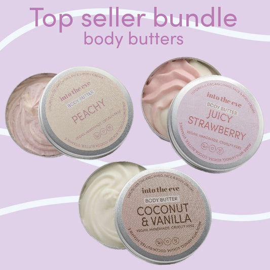 Body butter TOP SELLER BUNDLE - 3 x 125g body butters