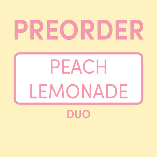 Peach Lemonade DUO  - PREORDER dispatch 18th Feb