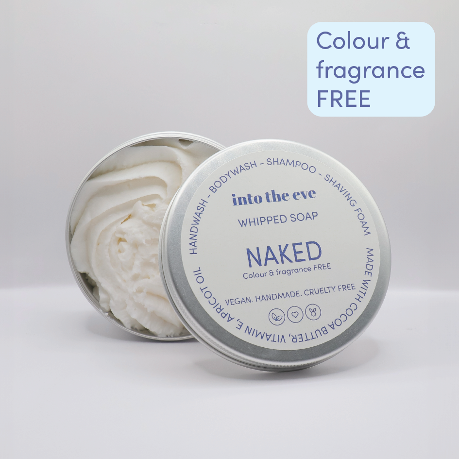 Naked Whipped Soap - colour & fragrance free