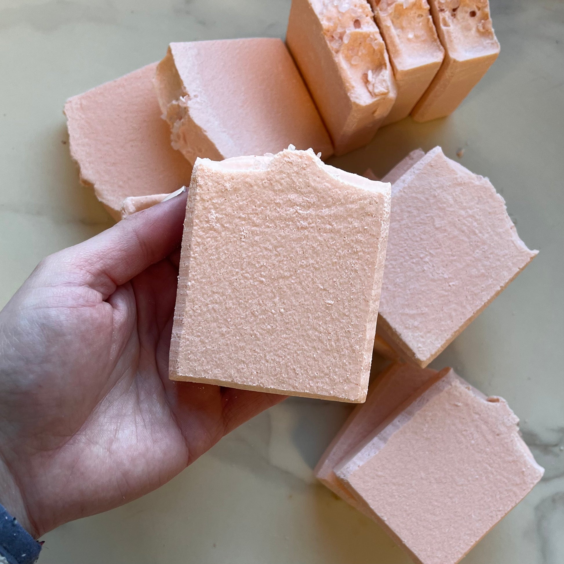 Sweet Apricot - Salt soap - Intotheeve